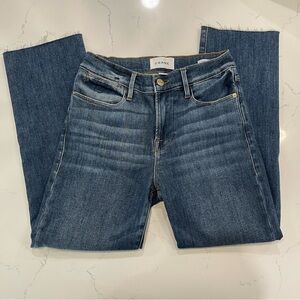 FRAME
Le High Raw Step Hem
Straight Leg Jeans -Like NEW